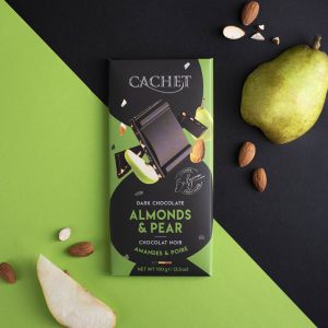 5. Cachet Belgium Chocolate Dark Chocolate with Almond Pear 57 Cacao 300x300 - 5.-Cachet-Belgium-Chocolate-Dark-Chocolate-with-Almond-Pear-57-Cacao.jpg